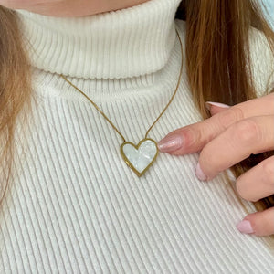 Love Heart Shell Necklace