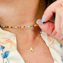 Load image into Gallery viewer, Colorful Gold Plated Beads Necklace
