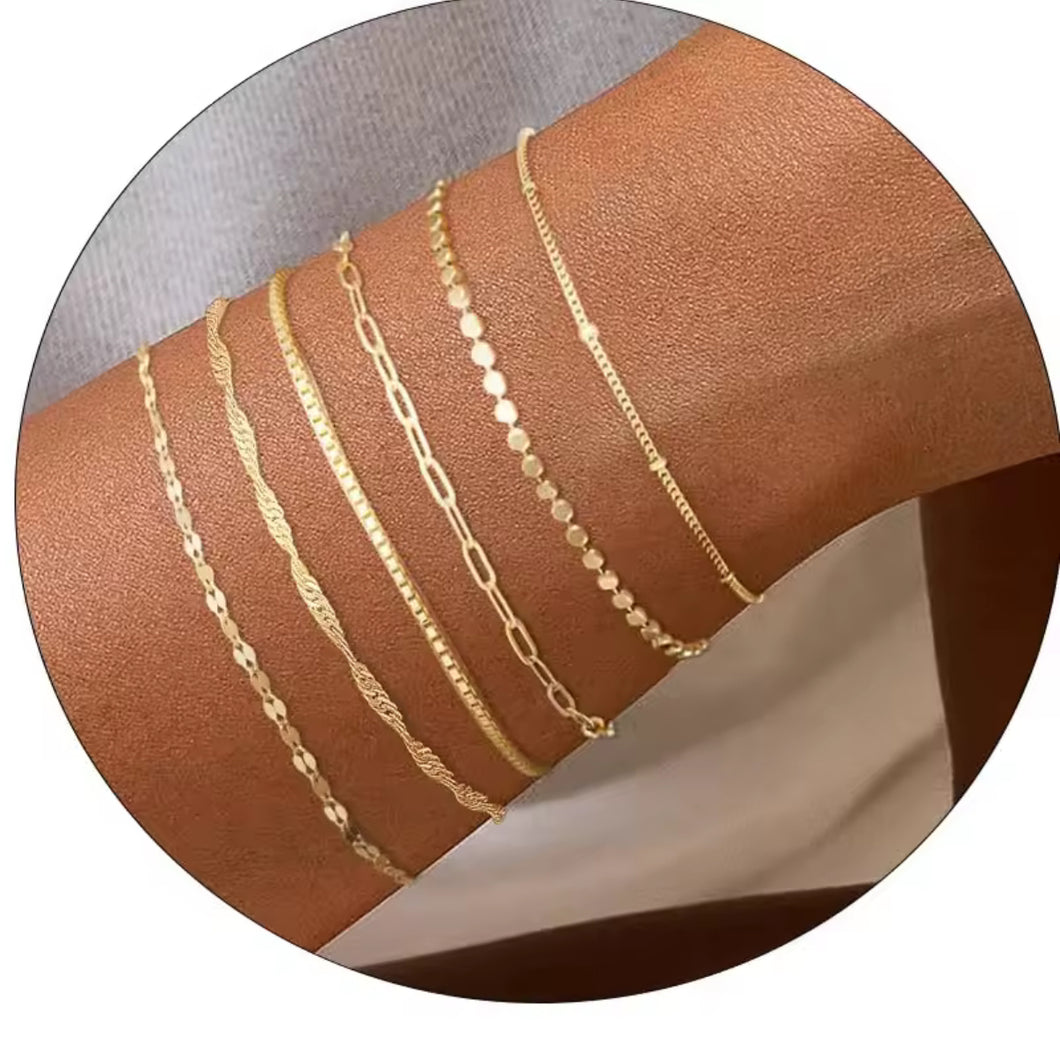 Chain & Beads Bracelet