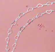 Mini Hearts Chain Necklace