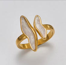 Load image into Gallery viewer, Double Wave Glaze Open Ring
