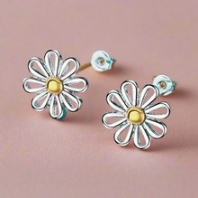 Load image into Gallery viewer, Hollow Flower Stud Earrings
