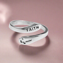 Load image into Gallery viewer, Faith Cross Ring
