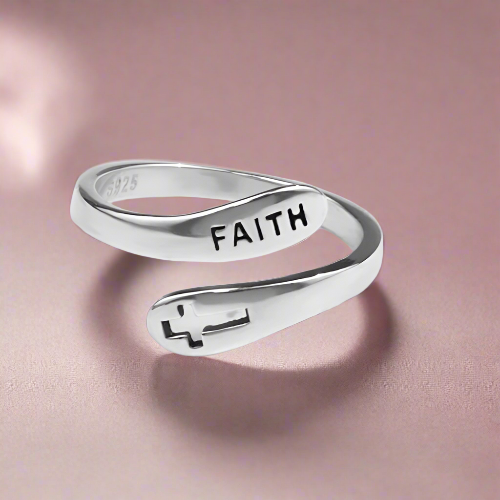 Faith Cross Ring