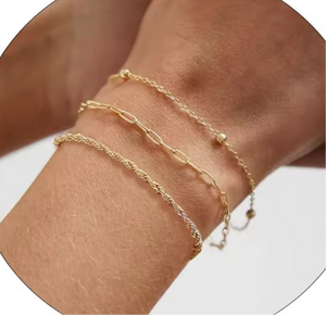Chain & Beads Bracelet