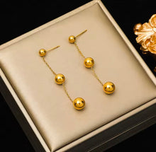 Load image into Gallery viewer, Dangling Beads Necklace &amp; Earrings Set
