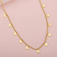 Mini Dangling Butterfly Necklace