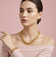 Load image into Gallery viewer, Double Interlocking Necklace &amp; Bracelet Set
