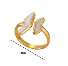 Load image into Gallery viewer, Double Wave Glaze Open Ring
