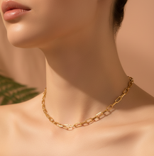 Load image into Gallery viewer, Paperclip Choker Necklace
