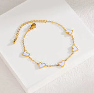 5 Love Heart Bracelet