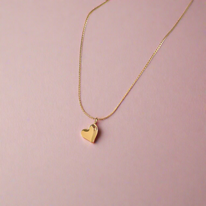 Sideways Dangling Heart Necklace