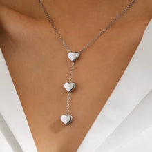 Load image into Gallery viewer, 3 Dangling Heart Necklace
