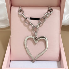 Load image into Gallery viewer, Heart Cable Necklace
