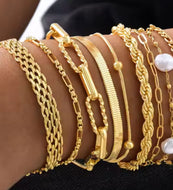 Rope Paperclip Bracelet