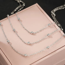 Load image into Gallery viewer, Triple Tier Bead Necklace
