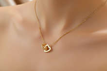 Load image into Gallery viewer, Interlocking Heart Necklace
