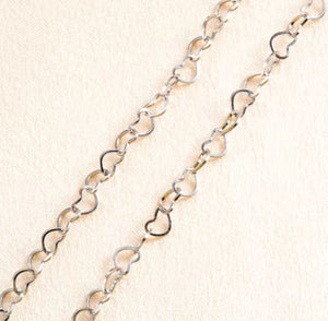 Mini Hearts Chain Necklace