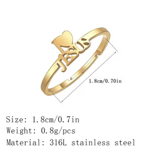 I Love Jesus Ring