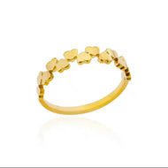 Staggered Hearts Ring