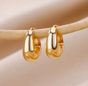 Dome Hoop Earrings