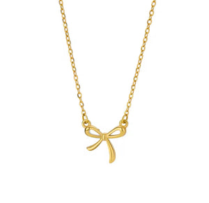 Bow Necklace