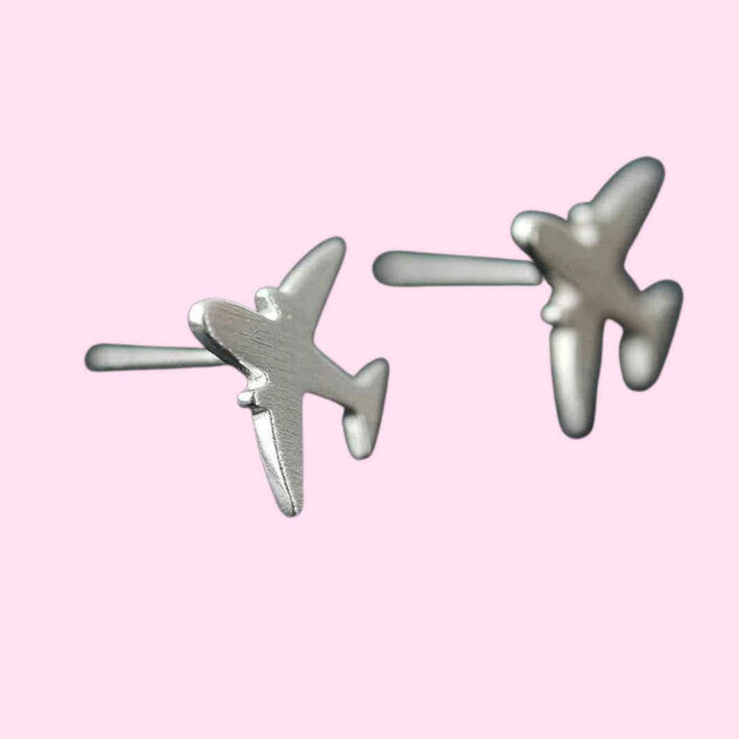 Airplane Stud Earrings