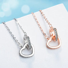 Load image into Gallery viewer, Interlocking Heart Necklace
