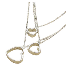 Load image into Gallery viewer, Triple Hearts Dangling Necklaces
