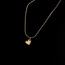 Load image into Gallery viewer, Sideways Dangling Heart Necklace
