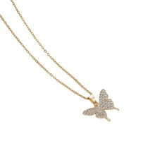 Load image into Gallery viewer, Zircon Butterfly Necklace
