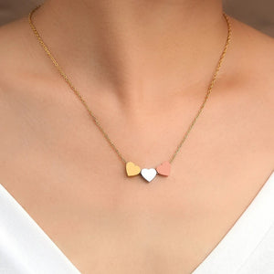 3 Hearts Sweetheart Necklace