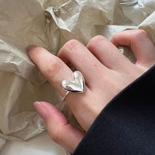 Load image into Gallery viewer, Irregular Dome Heart Ring
