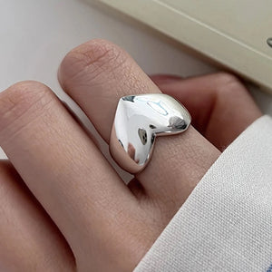 Dome Heart Ring