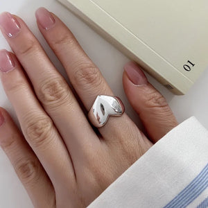 Dome Heart Ring