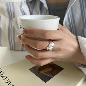 Dome Heart Ring