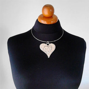 Exaggerated Heart-Shaped Necklace