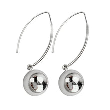 Load image into Gallery viewer, Mirror Ball Round Drop Earrings
