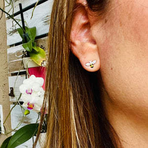 Bee & Daisy Stud Earrings