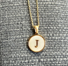 Load image into Gallery viewer, Sun Letter Pendant Necklace
