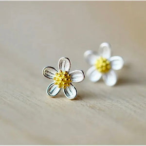 Sun Flower Stud Earrings