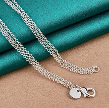 Load image into Gallery viewer, Triple Hearts Dangling Necklaces
