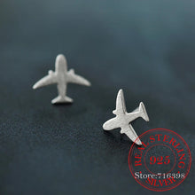 Load image into Gallery viewer, Airplane Stud Earrings
