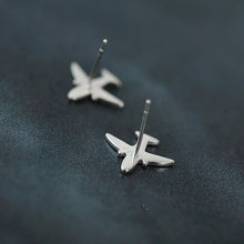 Load image into Gallery viewer, Airplane Stud Earrings
