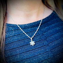 Load image into Gallery viewer, Snowflake Necklace &amp; Earrings Set
