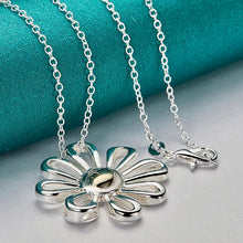 Load image into Gallery viewer, Hollow Flower Pendant &amp; Necklace
