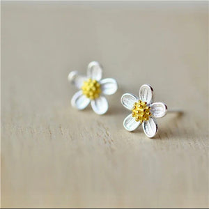 Sun Flower Stud Earrings