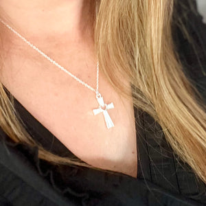 Heart Cross Necklace