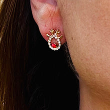 Load image into Gallery viewer, Multi-color Star &amp; Rudolph Earrings
