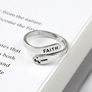 Faith Cross Ring